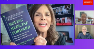 Jane Velez-Mitchell discussing with authors of Moving Medicine Forward