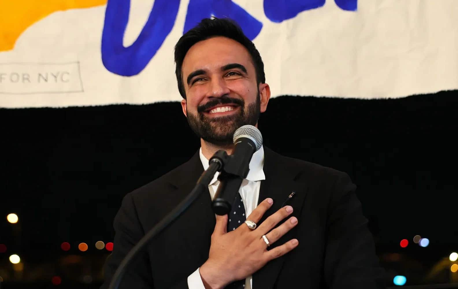 NYC Mayor Zohran Mamdani speaking as calls grow to shut down live animal markets