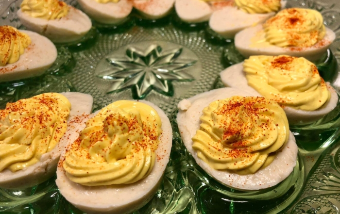 vegan easter recipes - vegan deviled eggs