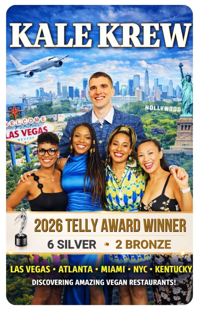 Kale Krew Vegan Travel Show Telly Award Winner