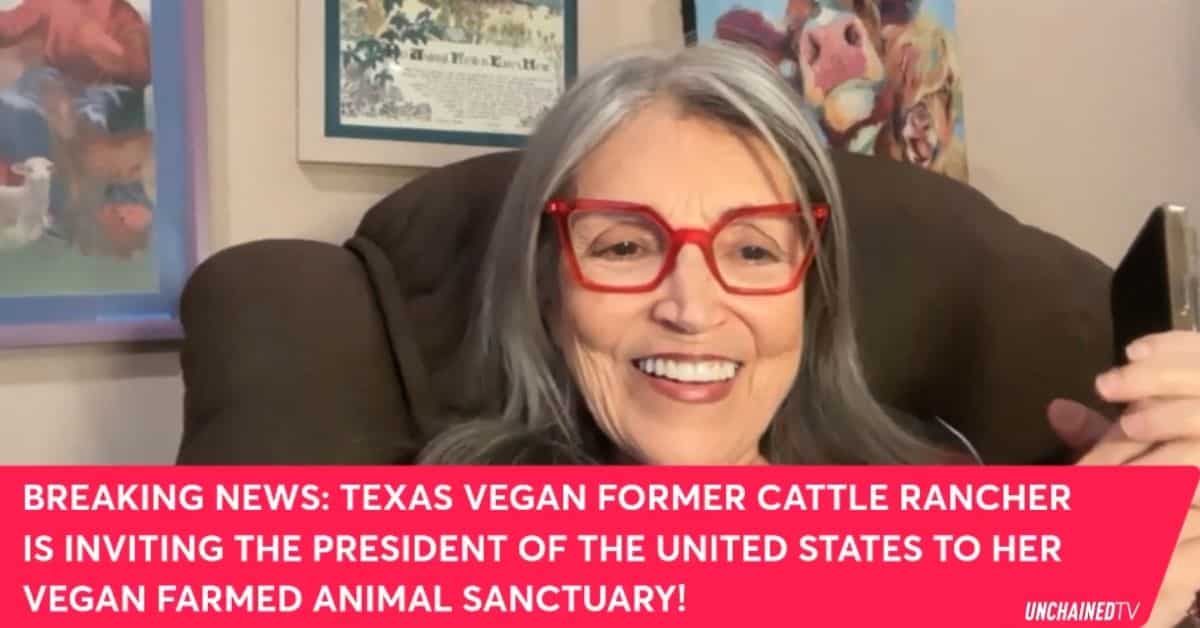 Renee King-Sonnen of Rowdy Girl Sanctuary appears on UnchainedTV discussing Texas vegan advocacy and inviting the president to visit her vegan farmed animal sanctuary.