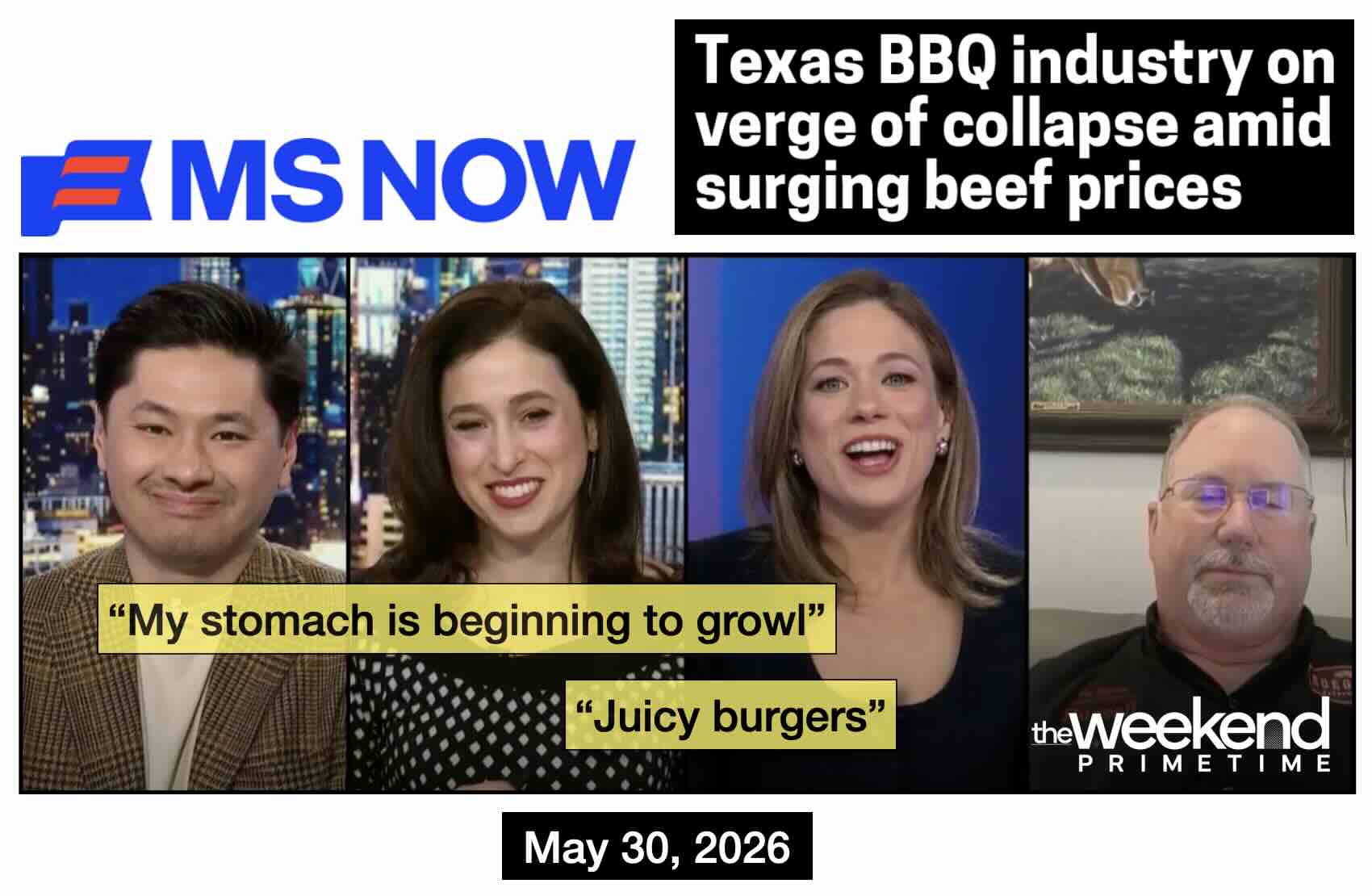 MS NOW bias against veganism