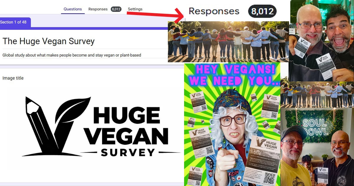 Huge Vegan Survey reaching 8000